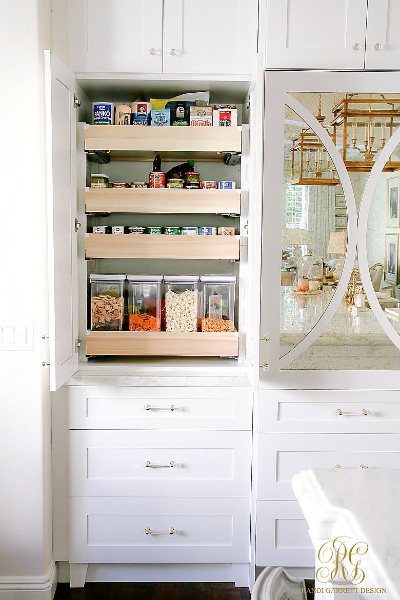 Sliding Rack Shelves for Efficient Pantry Organization