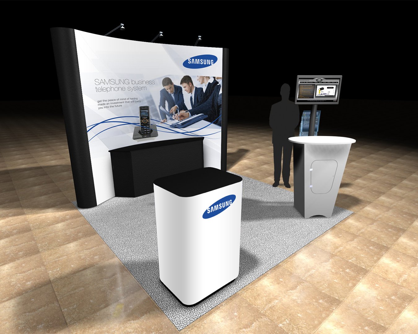 Portable Display Board Stands for Exhibitions