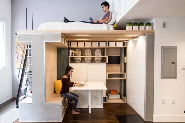 Space-Saving Bed Shelf for Reading & Storage